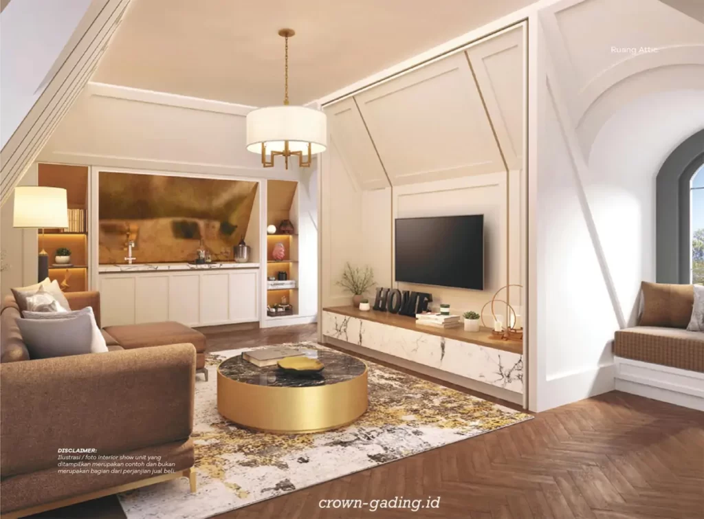 Design Attic Rumah Jasmia Residence Summarecon Crown Gading