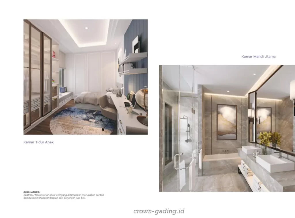 Interior Design Rumah Jasmia Residence Summarecon Crown Gading Tipe 10