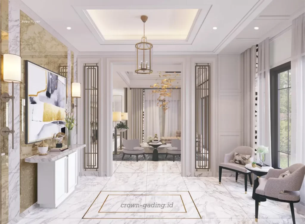 Interior Design Living Room Rumah Jasmia Residence Summarecon Crown Gading Tipe 10