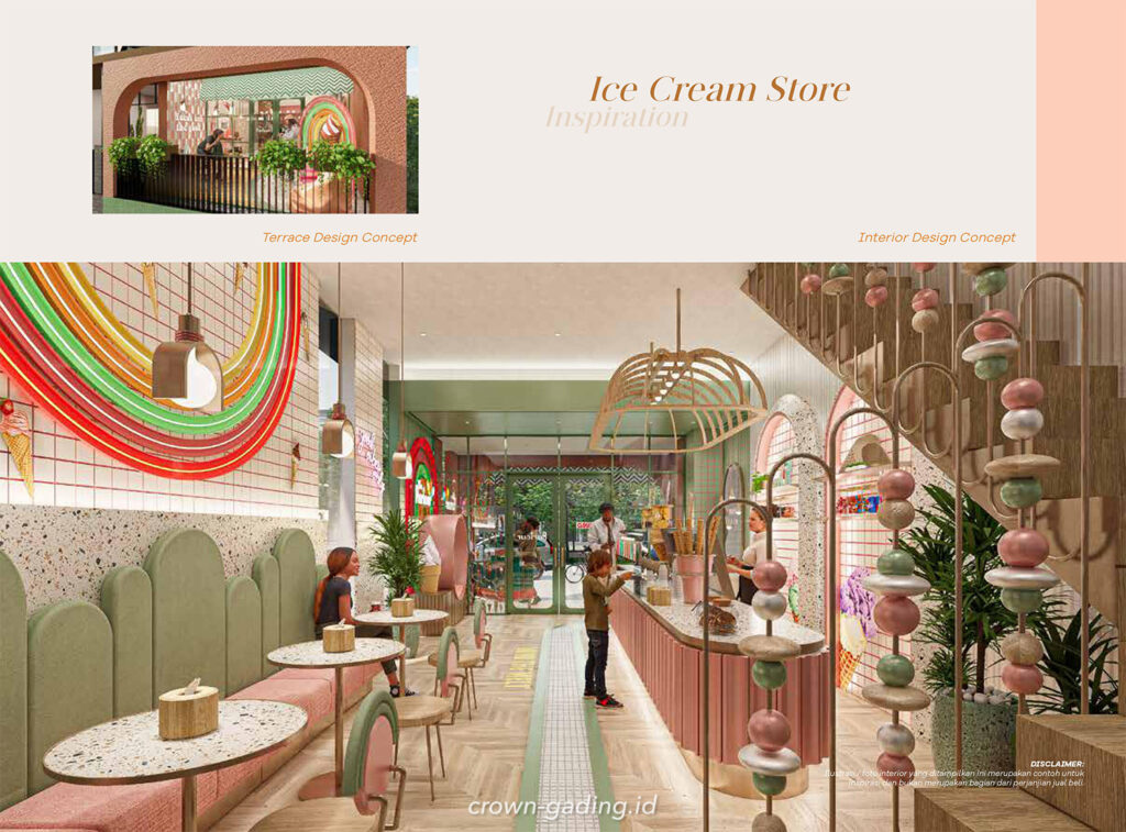 Inspirasi Toko Ice Cream Summarecon Crown Gading Bulevar